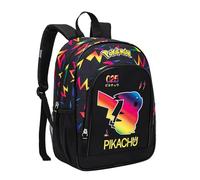 Pokemon Pikachu Rucksack Kinderrucksack Schultasche Premium-Qualität, 2 Fächer - Höhe 37 cm