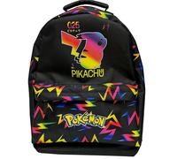 Pokemon Pikachu Rucksack, Premium-Qualität, 2 Fächer - Höhe 44 cm