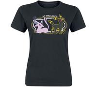 Pokémon Psiana & Nachtara - My Two Sides Frauen T-Shirt schwarz L