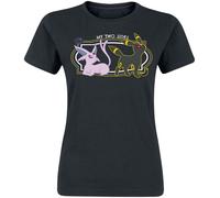 Pokémon Psiana & Nachtara - My Two Sides T-Shirt schwarz in XXL