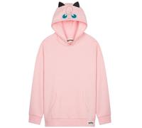 Pokemon Pullover Jungen Hoodie, Pikachu Kapuzenpullover für Mädchen, Langarm mit Kängurutasche, Geschenke für Kinder Teenager (13-14 Jahre, Rosa Jigglypuff)