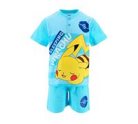 Pokemon Pyjama "Pokemon" in Hellblau - Größe 116 | Kinder Waesche