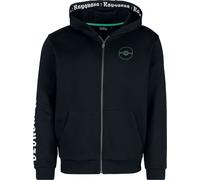 Pokémon Rayquaza Kapuzenjacke schwarz in XL