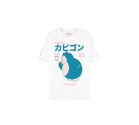 Difuzed Pokemon - Snorlax #143 - T-Shirt Damen (M)