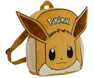 Pokemon Rucksack Eevee Tasche 3D Plüsch Kinder Charakter Schulrucksack Lunch-Buch-Tasche