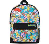 Pokemon Rucksack Kinder, Schulrucksack Jungen und Schulrucksack Mädchen Kinder Rucksäcke, Pikachu Rucksack Schule Offizielles Schulbedarf (Mehrfarbig)