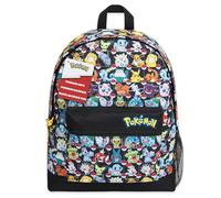 Pokemon Rucksack Kinder Teenager Lässig Schulranzen Pikachu Pokeball Kinderrucksack für Schule Sport Kita Reise Freizeit Anime Geschenk (Multi AOP)