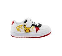 Pokemon Schuhe Jungen, Turnschuhe Jungen, Pikachu Sneaker Kinder, Offizielles Pokemon-Merch, Weiß 30