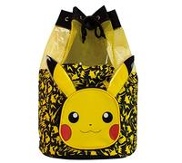 Pokemon Schwimmtasche Jungen | Pikachu Badetasche Jungen Mit 3D-Ohren | Schwimmrucksack Kinder | Eine Größe Schwarz