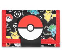 Pokemon - Silikon Patch Wallet - Münzfach mit Reißverschluss - Langlebig & stilvoll, Pikachu, 14 x 8 cm, Casual