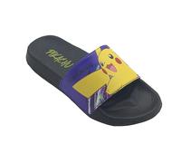 Pokemon, Slider für Jungen oder Mädchen, Flip-Flops, Pool-Sandalen, Schwarz, Größe 1 UK, 33 EU