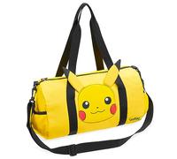 Pokemon Sporttasche Kinder Reisetasche Jungen Mädchen Sportbeutel Umhängetasche Schwimmtasche Kinder Jungs Pikachu (Gelb 3D-Ohren)
