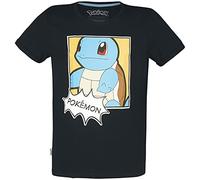 Pokémon Squirtle Pop Männer T-Shirt schwarz XXL