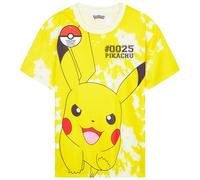 Pokemon T Shirt Jungen 1er Pack oder 3er Pack Pikachu Tshirt Kinder Teenager Kurzarm Geschenke für Jungs und Mädchen (5-6 Jahre, Gelb, 1)