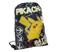Pokemon Turnbeutel mit Kordelzug, leuchtet im Dunkeln, Tasche mit Kordelzug (Schwarz) - MNCK13330