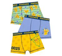 Pokémon Unterwäsche Für Jungen 3er-Pack, Boxershorts Aus Baumwolle, Unterhosen Jungen & Unterhosen Jungs, Praktische Unterhose Kinder, Mehrfarbig 146