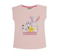 Pokeomon T-Shirt Mädchen Pikachu (DE/NL/SE/PL, Numerisch, 128, Regular, Rosa)