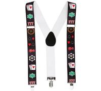 Poker Casino Hosenträger | OS - Schwarz | Wir machen Party.de |