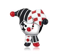 Poker Clown Pendant Charm 925 Sterling Silver Charm Fits For Pandora Bracelet Necklace