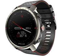 Polar Grit X Pro Titan - Premium Outdoor-Multisportuhr mit GPS - Strapazierfähigkeit auf Militärstandard, Saphirglas, Pulsmessung am Handgelenk, Lange Akkulaufzeit, Navigation, M/L