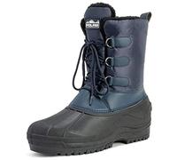 Polar Herren Dreck Schnüren Short Nylon Winter Schnee Regen Schnüren Lässig Ente Stiefel - Marine - NAV43 AYC0143