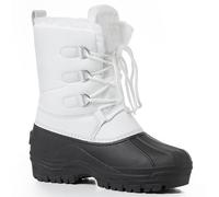 Polar Herren Muck Schnurstiefel - Kurze Winterstiefel aus Nylon, wasserdichte Duck Boots fur Schnee und Regen - UK 11/EU 45