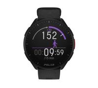 Polar Pacer - GPS-Laufuhr - sehr schneller Prozessor - Ultraleicht - helles Display - griffige Tasten - personalisiertes - Pulsmesser - Musiksteuerung, Night Black, S-L