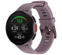 Polar Pacer - GPS Laufuhr - Smartwatch mit Pulsuhr - Sport & Fitness - ultraleichte Uhr mit Schrittzähler, Musiksteuerung, Purple Dusk, Purple Dusk, S-L