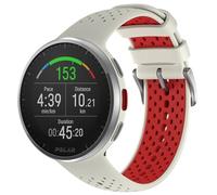 Polar GPS-Sportuhr Pacer Pro – Pulsuhr & Smartwatch mit Schlafüberwachung – S-L weiß/rot