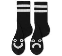 Polar Rib Socks Happy Sad Skate Company Socken, Schwarz, 28cm-30cm