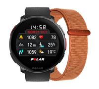 Polar Vantage V3 mit zusätzlichem Nylon-Armband mit Klettverschluss, Sportuhr mit GPS, fortschrittlichem Herzfrequenz-Messgerät, längerer Akkulaufzeit, Smartwatch-Funktionen, Offline-Karten, Laufuhr.