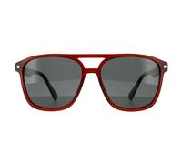 Polaroid Aviator Herren Braun Grau Polarisiert Einheitsgröße