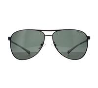 Polaroid Aviator Herren Matt Schwarz Grün Polarisiert PLD 2160/G/S/X Einheitsgröße