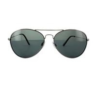 Polaroid Aviator Unisex Gunmetal Grau Blau Polarisierte Sonnenbrille Einheitsgröße