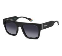 Polaroid Sonnenbrille PLD 6224/S/X – Rechteck, polarisiert, 54 mm – Matt Schwarz/Grau 003/WJ