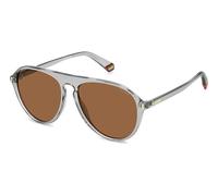 POLAROID Brille PLD 6225/S Größe 57-15 mm Grau/Eye size: 57 - Bridge size: 15