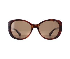 Polaroid Butterfly Damen Havana Bronze Polarisiert PLD 4154/S/X Einheitsgröße