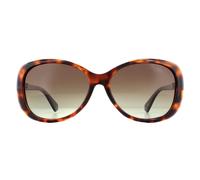 Polaroid Butterfly Womens Havanna Braun Gradient Polarisierte Sonnenbrille Einheitsgröße