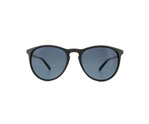Polaroid Cat Eye Womens Matt Schwarz Grau Gradient Polarisierte Sonnenbrille Einheitsgröße