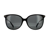 Polaroid Cat Eye Womens Schwarz Grau Polarisierte Sonnenbrille Einheitsgröße