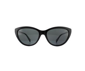 Polaroid Cat Eye Womens Schwarz Grau Polarisierte Sonnenbrille Einheitsgröße