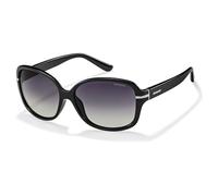 Polaroid Sonnenbrille P8419 KIH polarisiert Kunststoff eckig Damen Schwarz/Schwarz