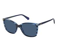 Polaroid Damen PLD 4108/s Sonnenbrille, JBW/C3 Blue Havana, 55