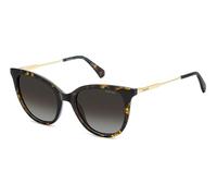 Polaroid Damen PLD 4184/S/X 086/LA Gläser SONNENBRILLEN Polycarbonat Havanna Braun Quadratisch Polarisiert Schattiert