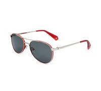 Polaroid Eyewear Damen Pld 6070/S/X Sonnenbrille, Mehrfarbig (Silverred), 56