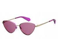Polaroid Damen Sonnenbrille - PLD 6071/S/X - S9E/0F - 56mm - Gold, Cat-Eye, polarisiert, polarized