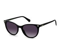 Polaroid Sonnenbrille PLD 4107/S 807WJ Cat‑Eye polarisiert Damen Schwarz/Grau Größe 52