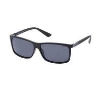 Polaroid P8346 KIH polarisiert Kunststoff Eckig Schwarz/Schwarz Sonnenbrille, Sunglasses Schwarz/Schwarz Mittel