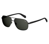 Polaroid Herren Pld 2059/S M9 003 60 Sonnenbrille, Schwarz (Matt Black/Gym Grey), EU