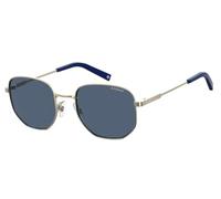 Polaroid Herren Sonnenbrille - PLD 2081/S/X - 3YG/C3 - 51mm - Silber, Quadratisch
